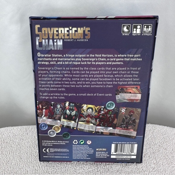 WizKids Sovereigns Chain Card Game Ages 14+ New Open Box - Picture 2 of 4